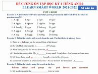 Đề Cương Ôn Tập Giữa Kì 1 Tiếng Anh 6 Có Đáp Án Pdf Download